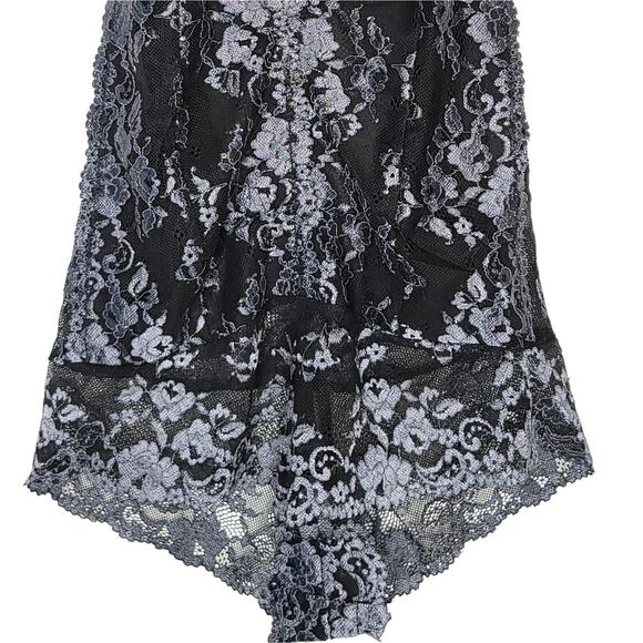 Wishlist Two Tone Lace Halter Teddy, Size 8, NWT - Picture 5 of 14